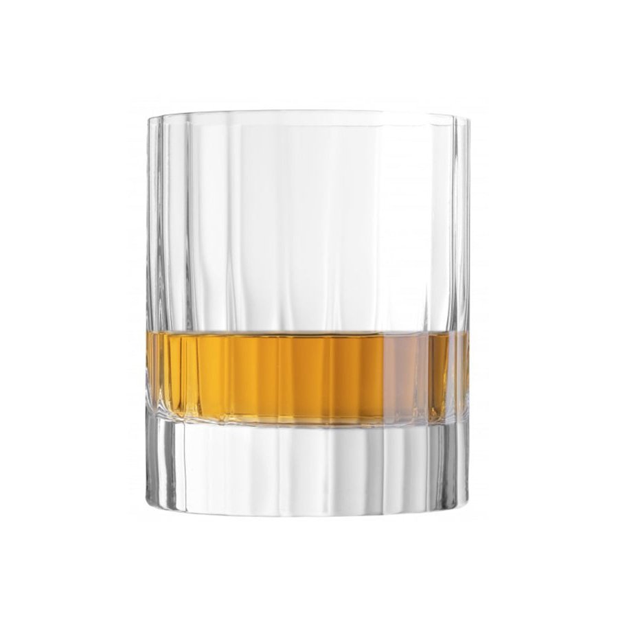 Luigi Bormioli Bach 335ml Crystal DOF Glass Tumbler Set of 6 Clear Clear