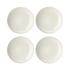 Mikasa Cranborne 24cm Stoneware Pasta Bowls (Set of 4) Cream