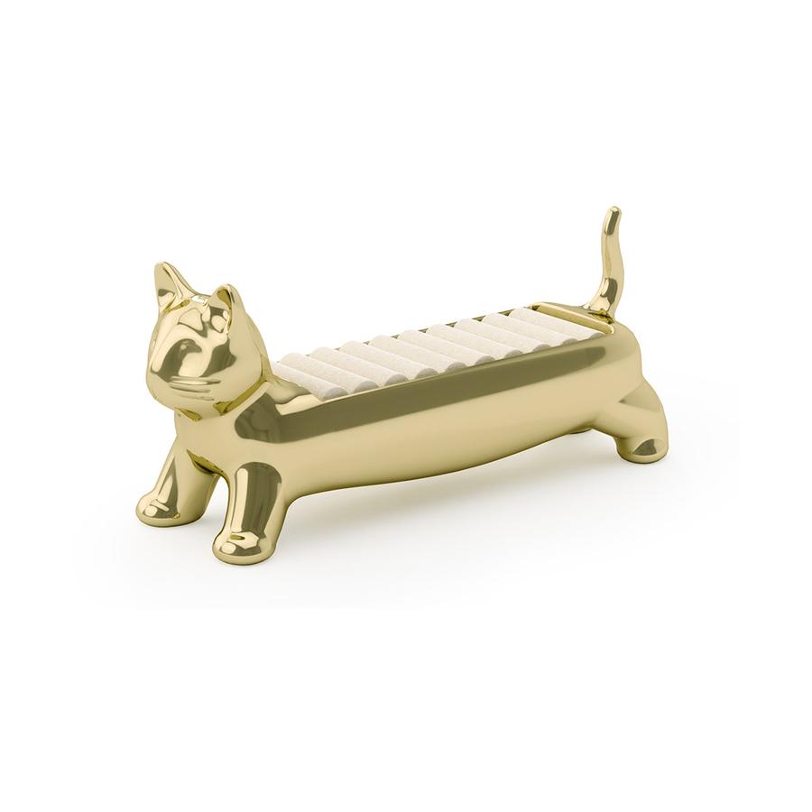 Umbra Ali Cat Ring Holder Brass Brass