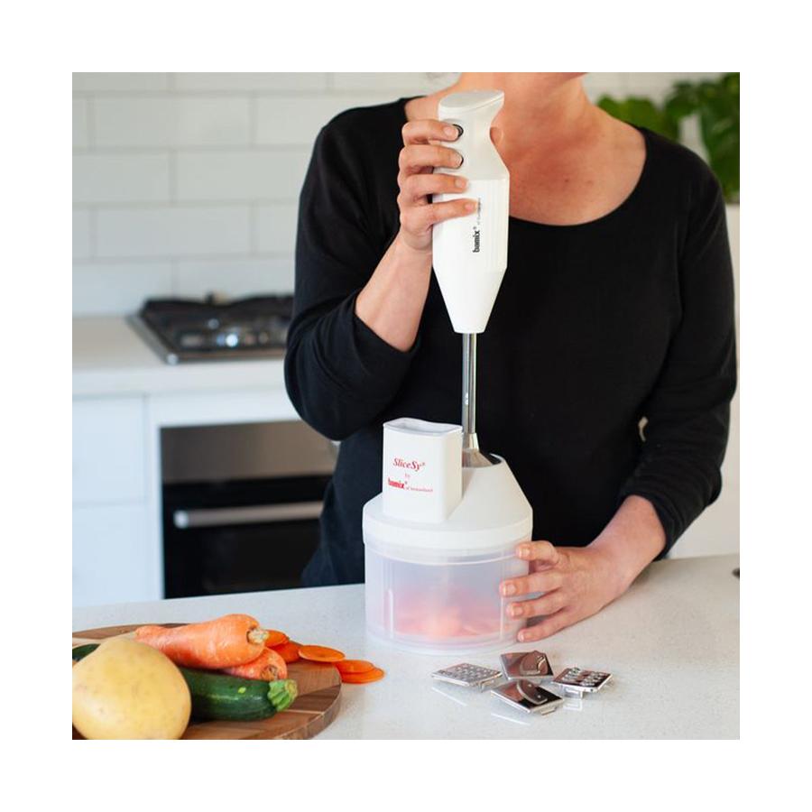 Bamix SliceSy Food Processor Attachment White White