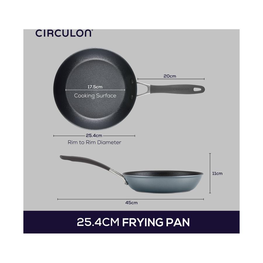 Circulon ScratchDefense A1 25.4cm Skillet Black Black