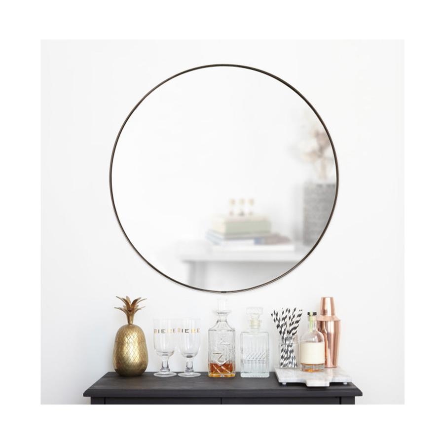 Umbra Hubba Wall Mirror (86cm) Titanium Titanium