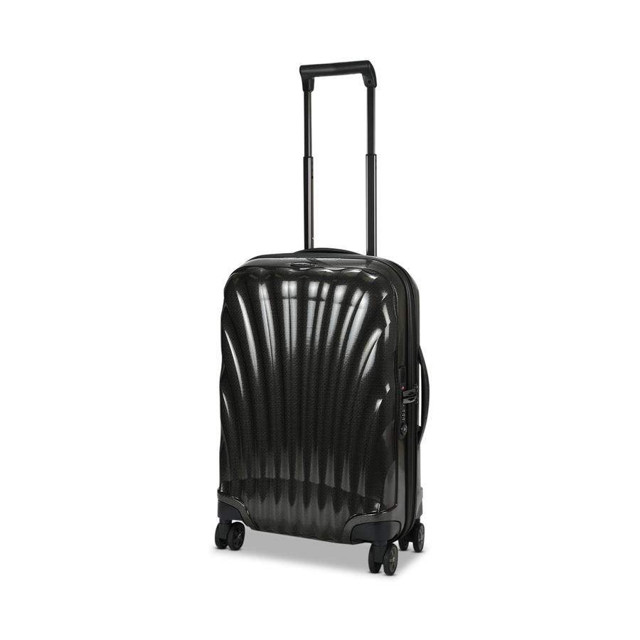 Samsonite C-Lite 55cm Exp CURV Carry-On Suitcase Black Black