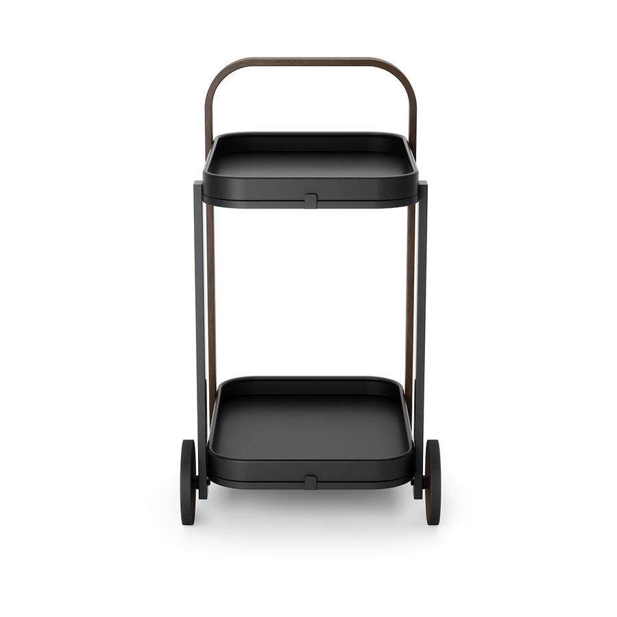 Umbra Bellwood Bar Serving Cart Black/Walnut Black/Walnut