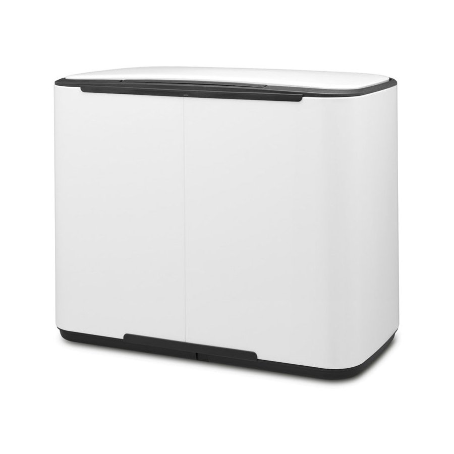 Brabantia Bo Pedal Bin (11 + 23L) White White