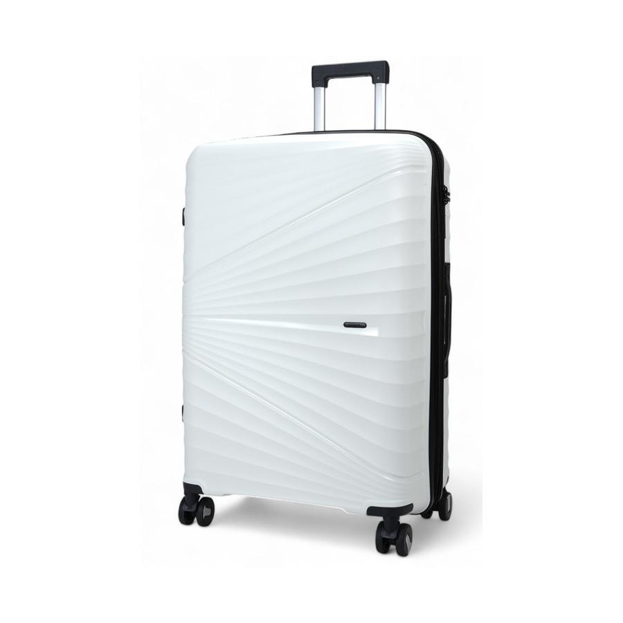Nomad Aspire 75cm Hardside Checked Suitcase White White