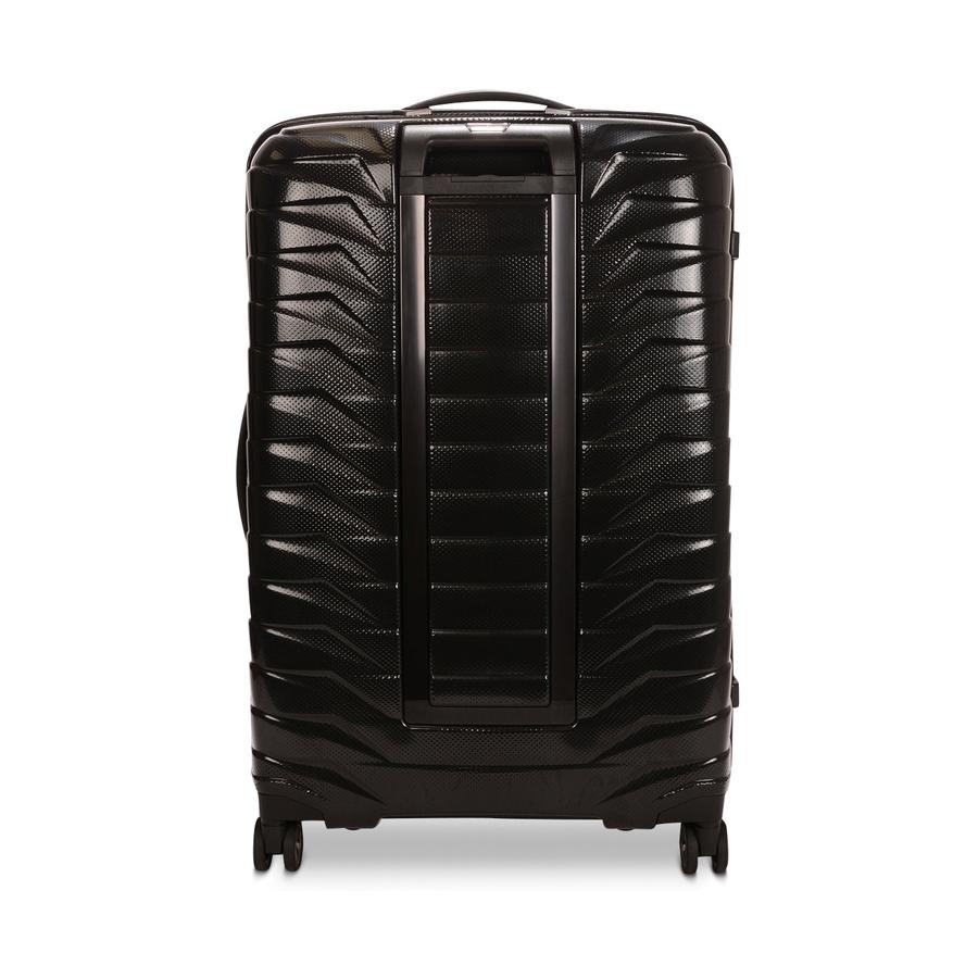 Samsonite Proxis 75cm Hardside Checked Suitcase Black Black