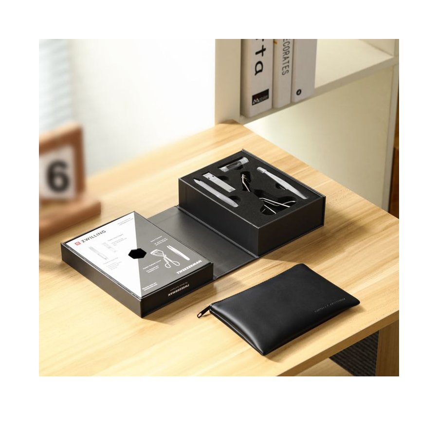 Zwilling x Tweezerman The Perfect Fit 4pc Set Stainless Steel Stainless Steel
