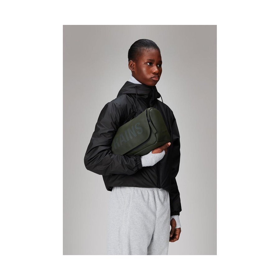 Rains Texel Wash Bag Green Green