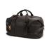 Explorer Weekender Leather Duffle Black