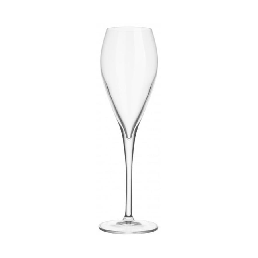 Luigi Bormioli Atelier 200ml Glass Wine Flute Set of 6 Clear Clear