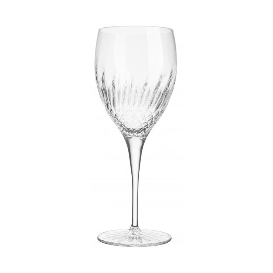 Luigi Bormioli Diamante 520ml Chianti Crystal Glass Gift Set Clear Clear