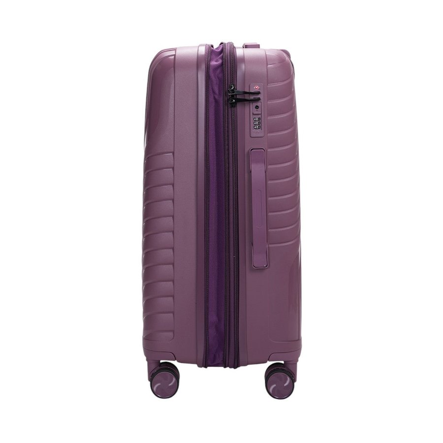 Nomad Journey 66cm Hardside Checked Suitcase Purple Purple