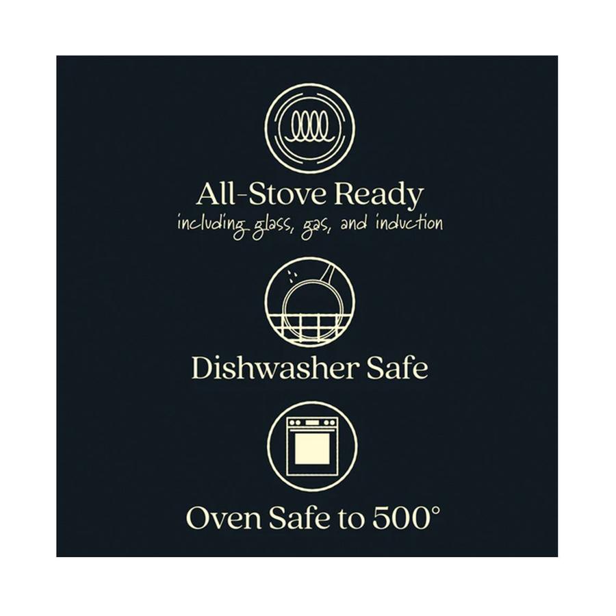 Anolon SearTech 21cm & 25cm Skillet Set Black Black