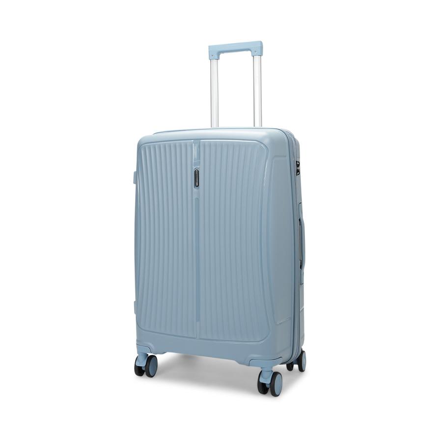 Nomad Quest 65cm Hardside Checked Suitcase Steel Blue Steel Blue