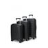 Nomad Discover 56cm, 65cm and 75cm Hardside Luggage Set Black
