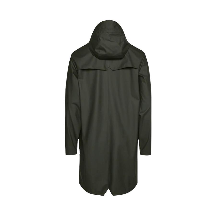 Rains Long Jacket Green M