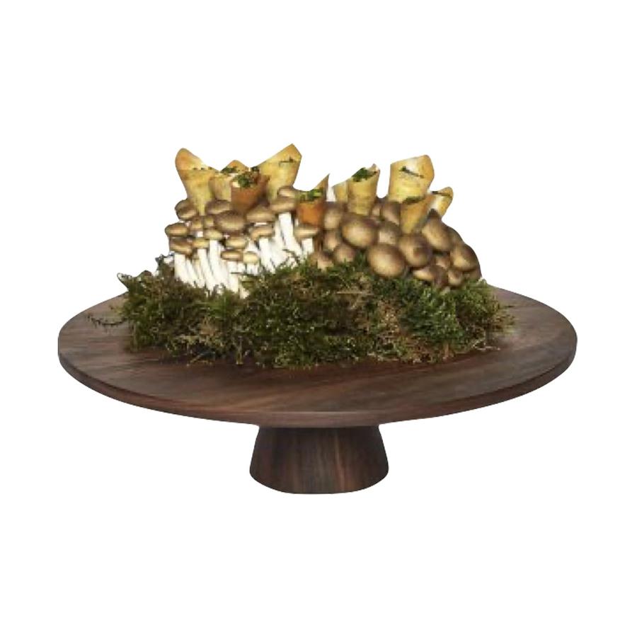 Dutch Deluxes Large Food Stand Waxed Walnut Waxed Walnut