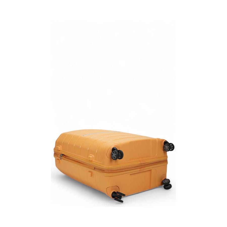 Samsonite Oc2lite 75cm Hardside Checked Suitcase Honey Gold Honey Gold