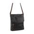 Milleni Leona Women's Leather Crossbody Bag Black/Chestnut