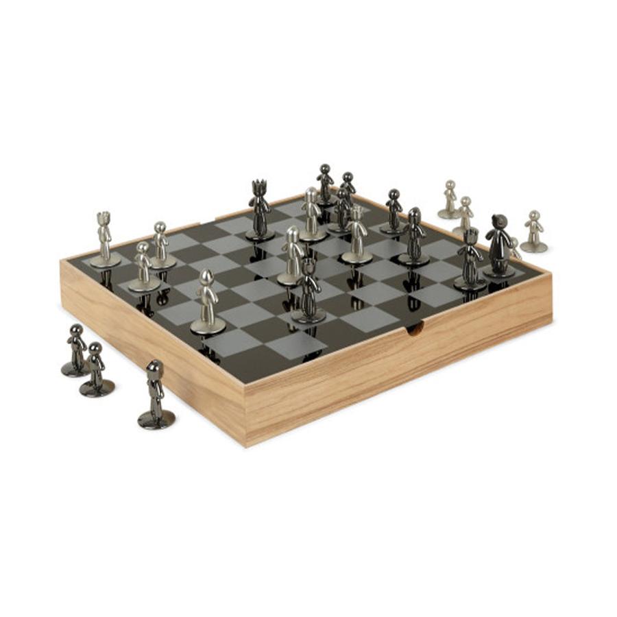 Umbra Buddy Chess Set Natural Natural