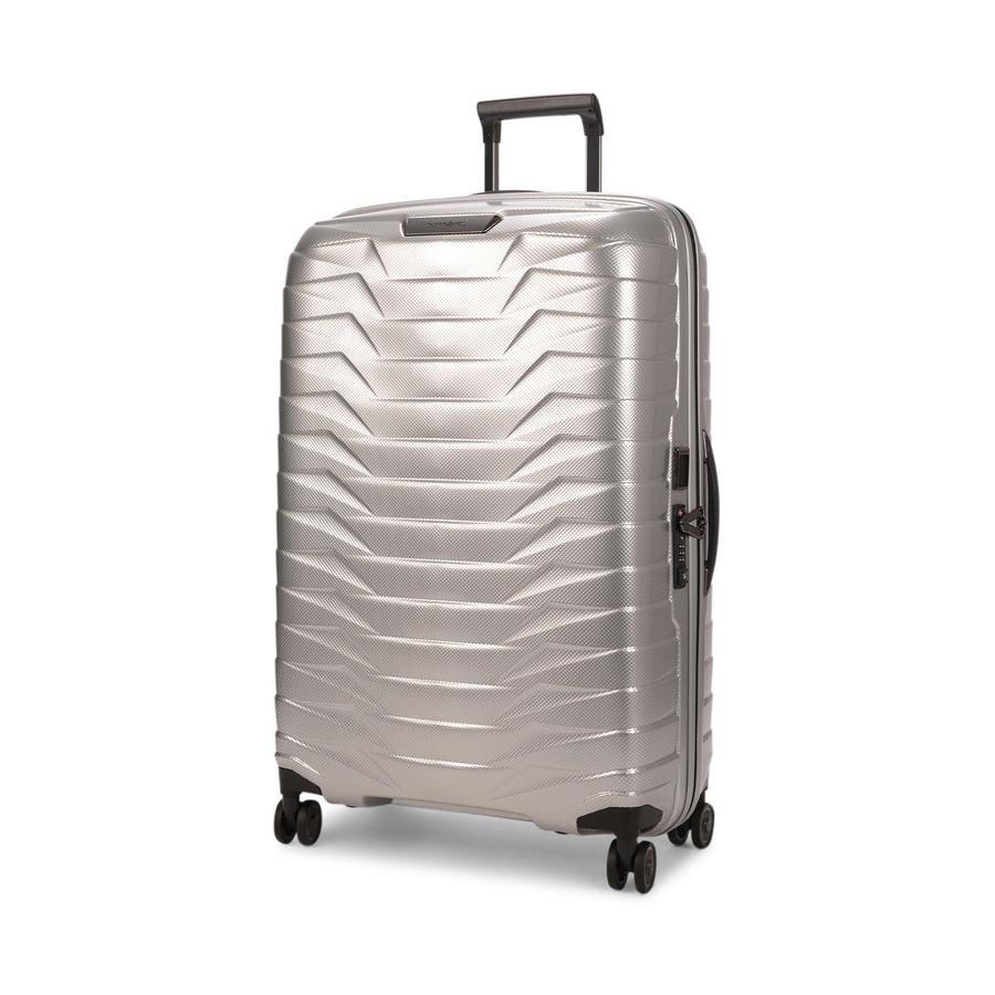 Samsonite Proxis 55cm & 75cm Hardside Luggage Set Silver Silver