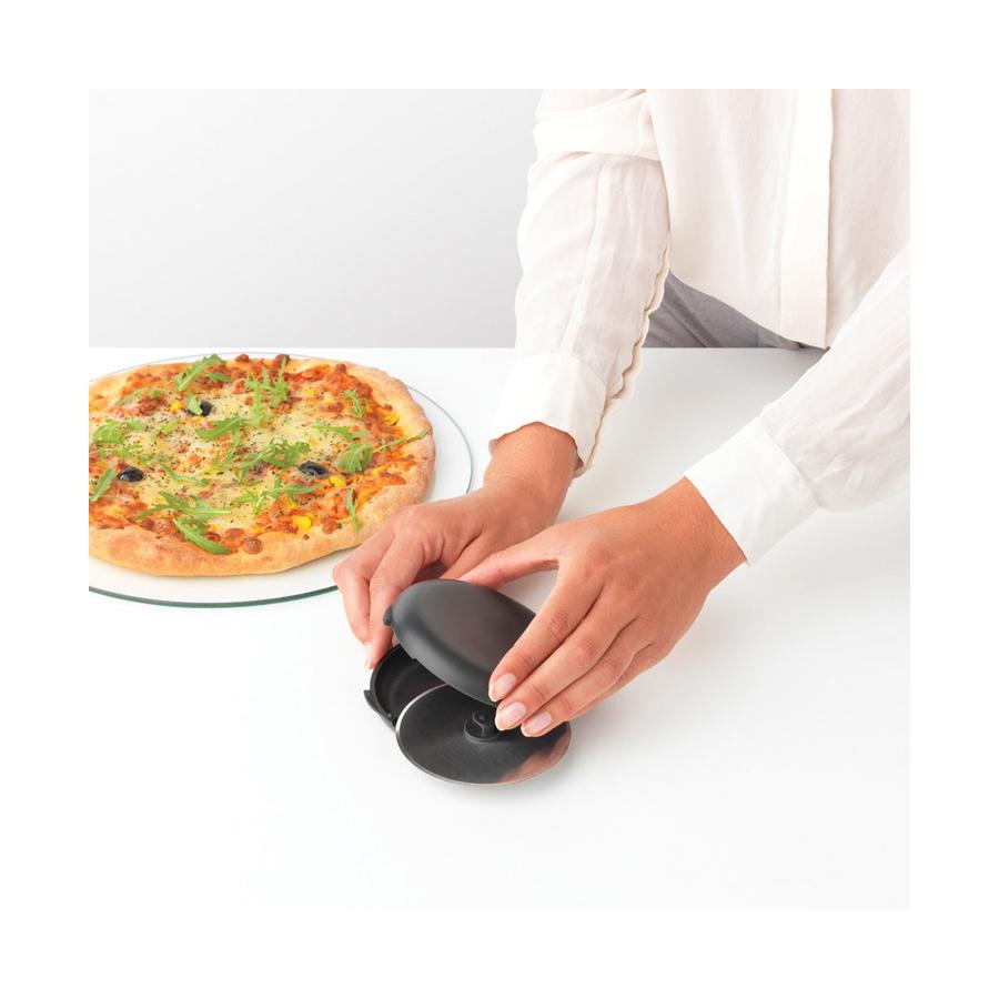 Brabantia Tasty+ Pizza Cutter Plus Blade Guard Dark Grey Dark Grey