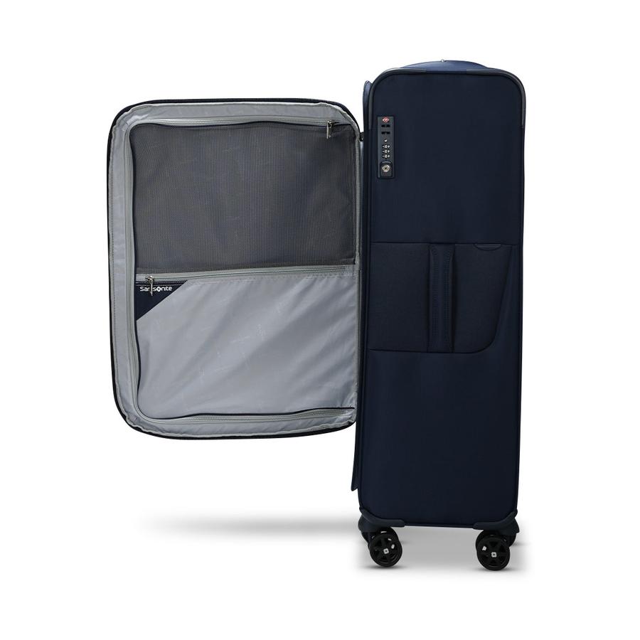 Samsonite B-Lite 5 78cm Softside Checked Suitcase Navy Navy