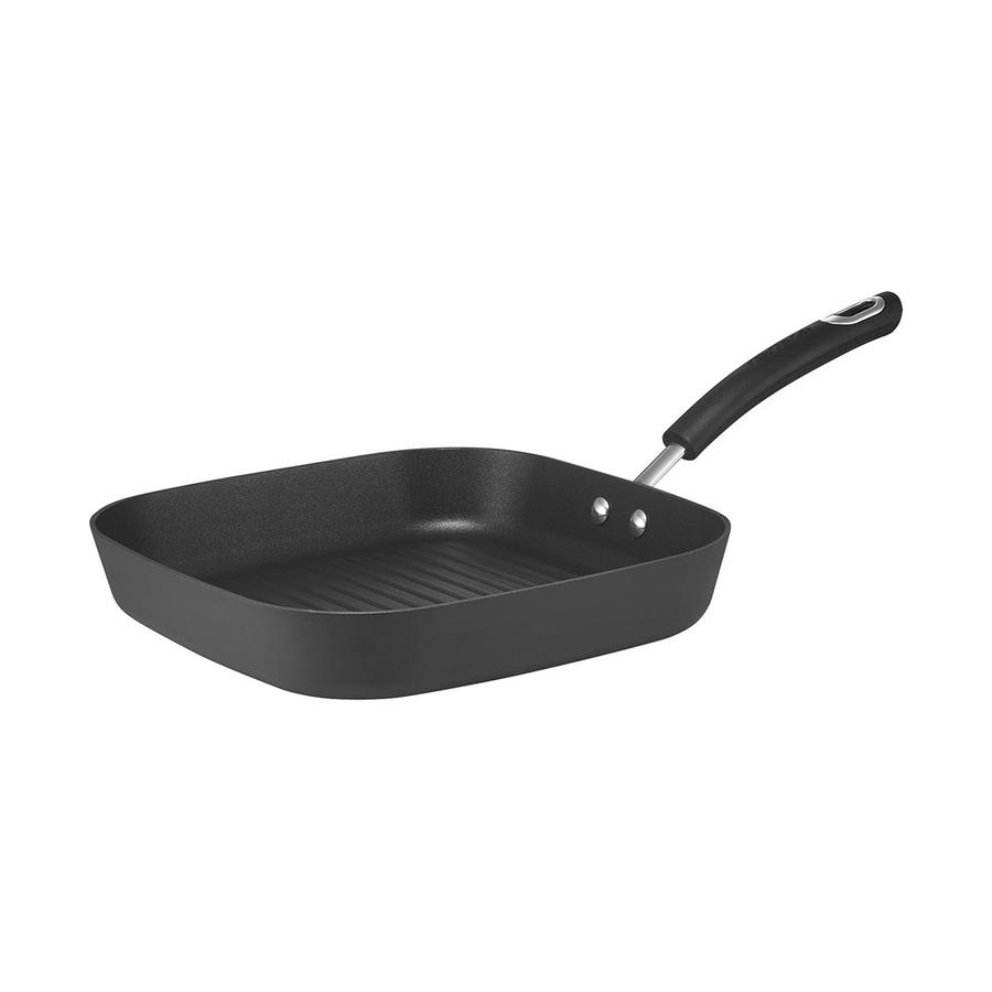 Circulon Total Hard Anodised 28cm Grill Pan Black Black
