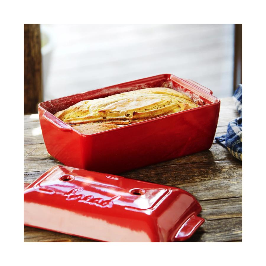 Emile Henry Bread Loaf Baker Burgundy Burgundy