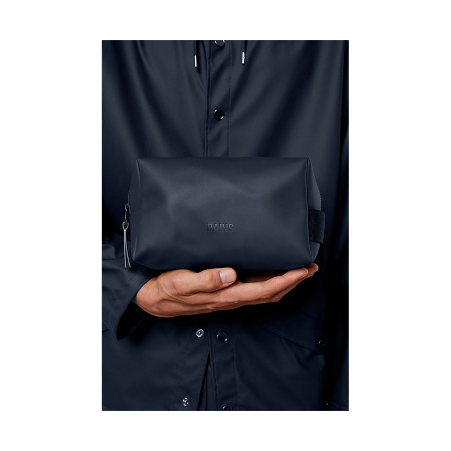 Rains Wash Bag Small Navy Navy