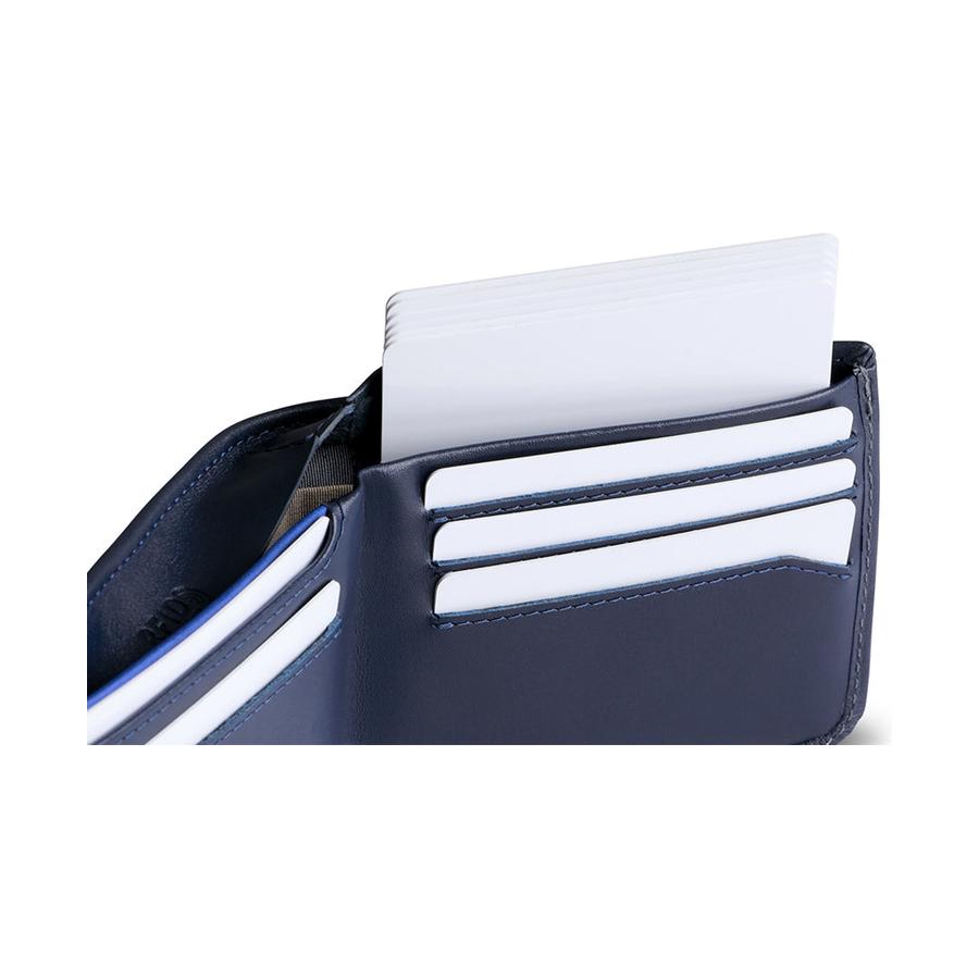 Bellroy RFID Hide & Seek LO Leather Wallet Navy Navy