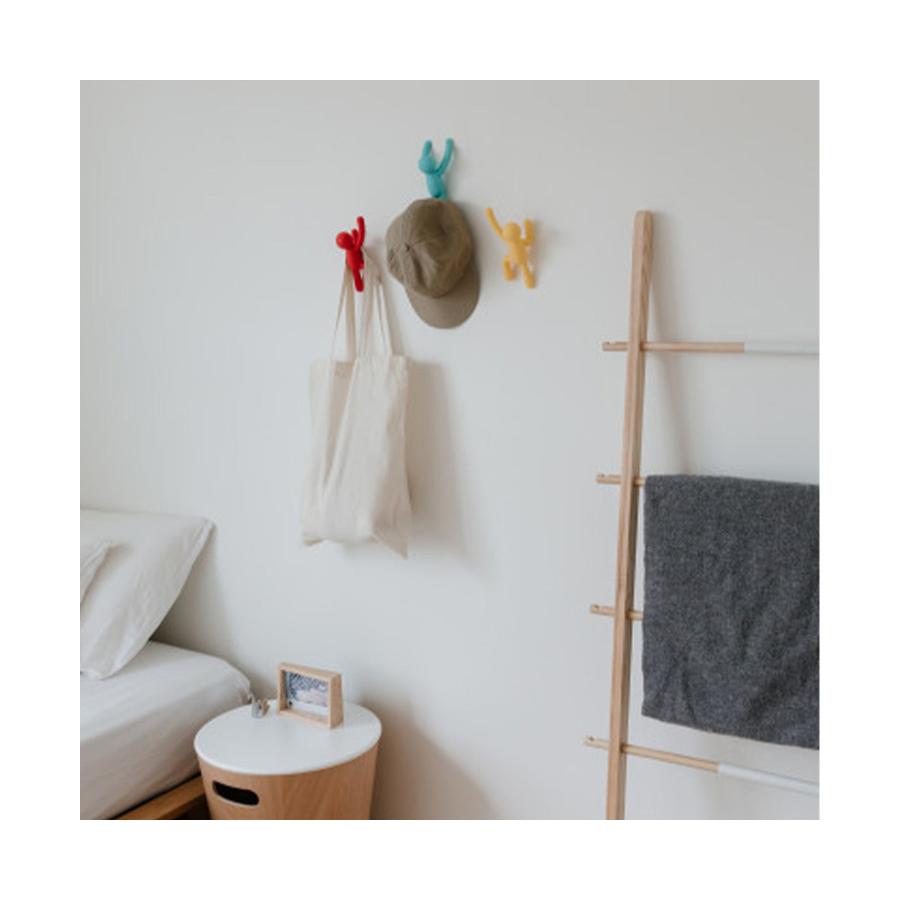 Umbra Buddy Wall Hooks (Set of 3) Multi Coloured Multi Coloured