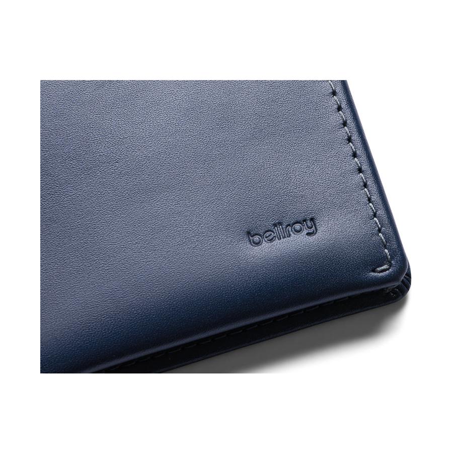 Bellroy RFID Note Sleeve Leather Wallet Navy Navy
