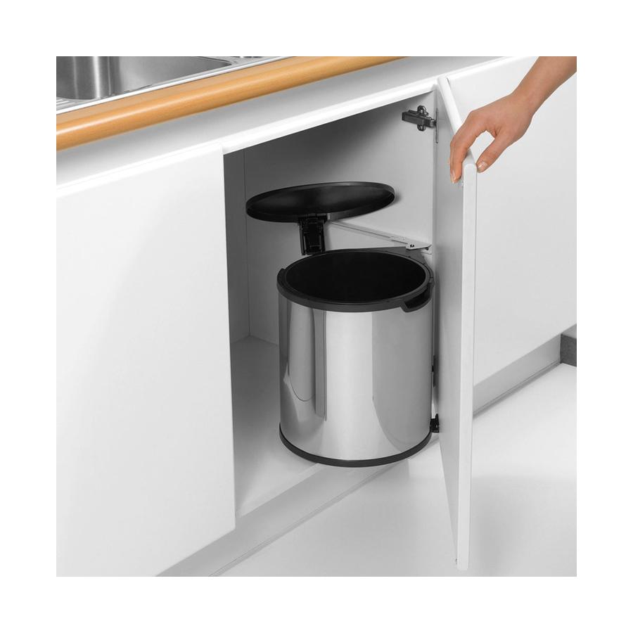 Brabantia Built-in Bin (15L) Brilliant Steel Brilliant Steel