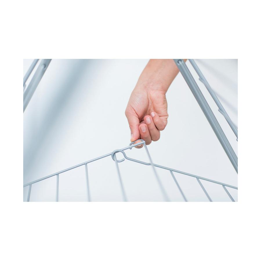 Brabantia T-Model Drying Rack Metallic Grey Metallic Grey