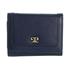 Pierre Cardin Shakira Ladies Leather Snap Button Tri-Fold Wallet Navy