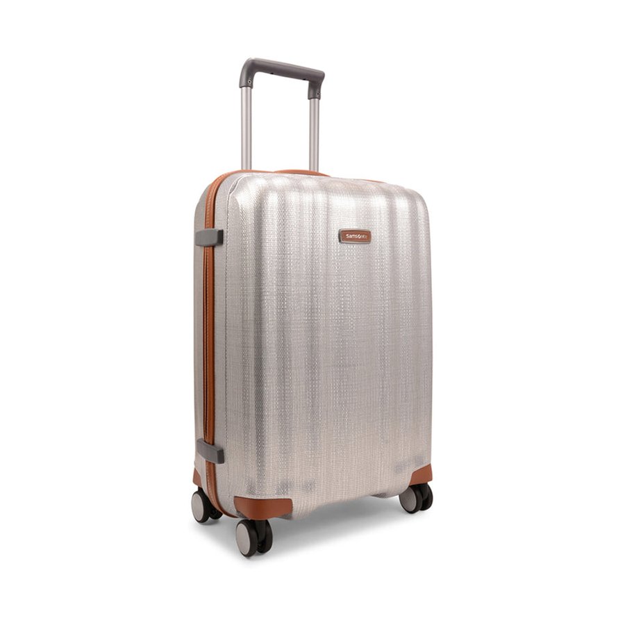 Samsonite Lite-Cube DLX 68cm CURV Spinner Suitcase Aluminium Aluminium
