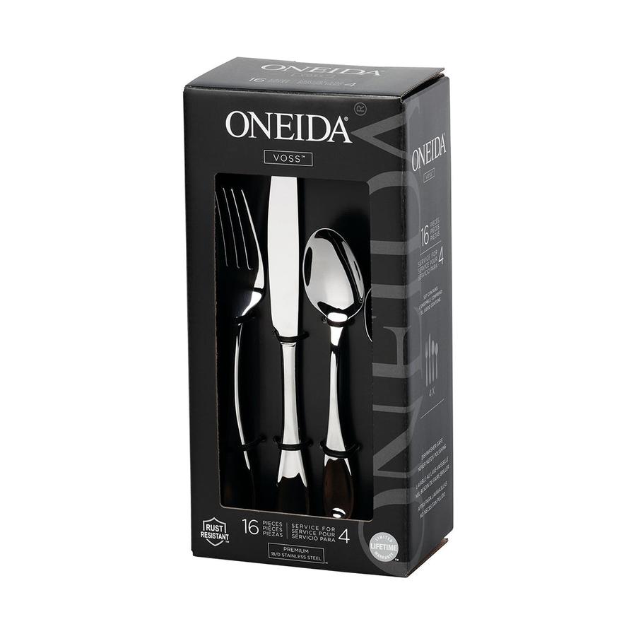 Oneida Voss 16 Piece Cutlery Set Stainless Steel Stainless Steel