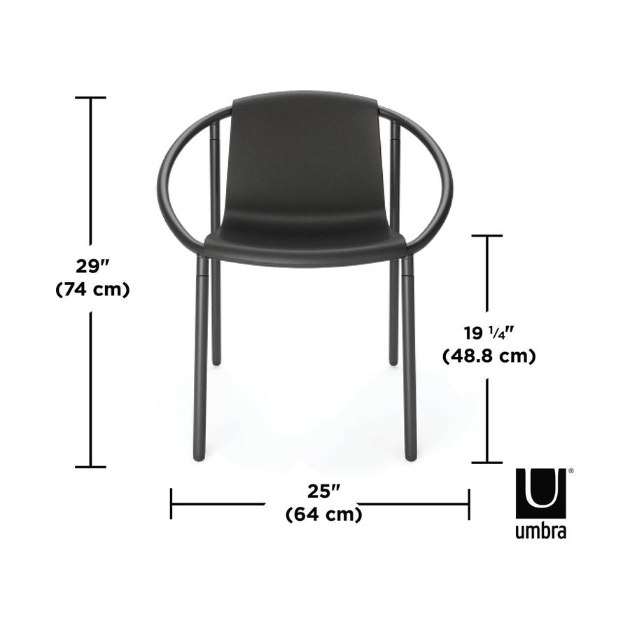 Umbra Ringo Chair Matte Black Matte Black