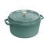 Staub 24cm (3.8L) Round Cocotte Eucalyptus