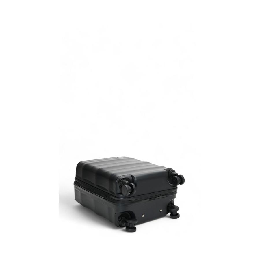 Explorer Luna-Air 55cm Hardside USB Carry-On Suitcase Black Black