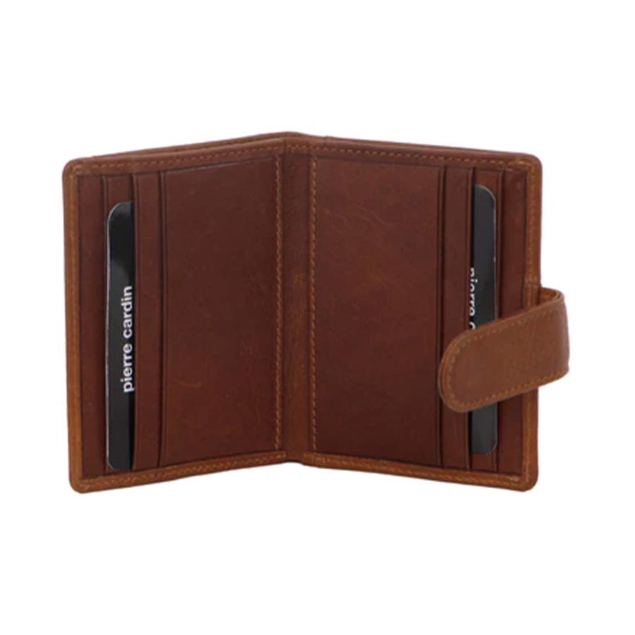 Pierre Cardin Samson Men’s Leather RFID Card Wallet Tan Tan