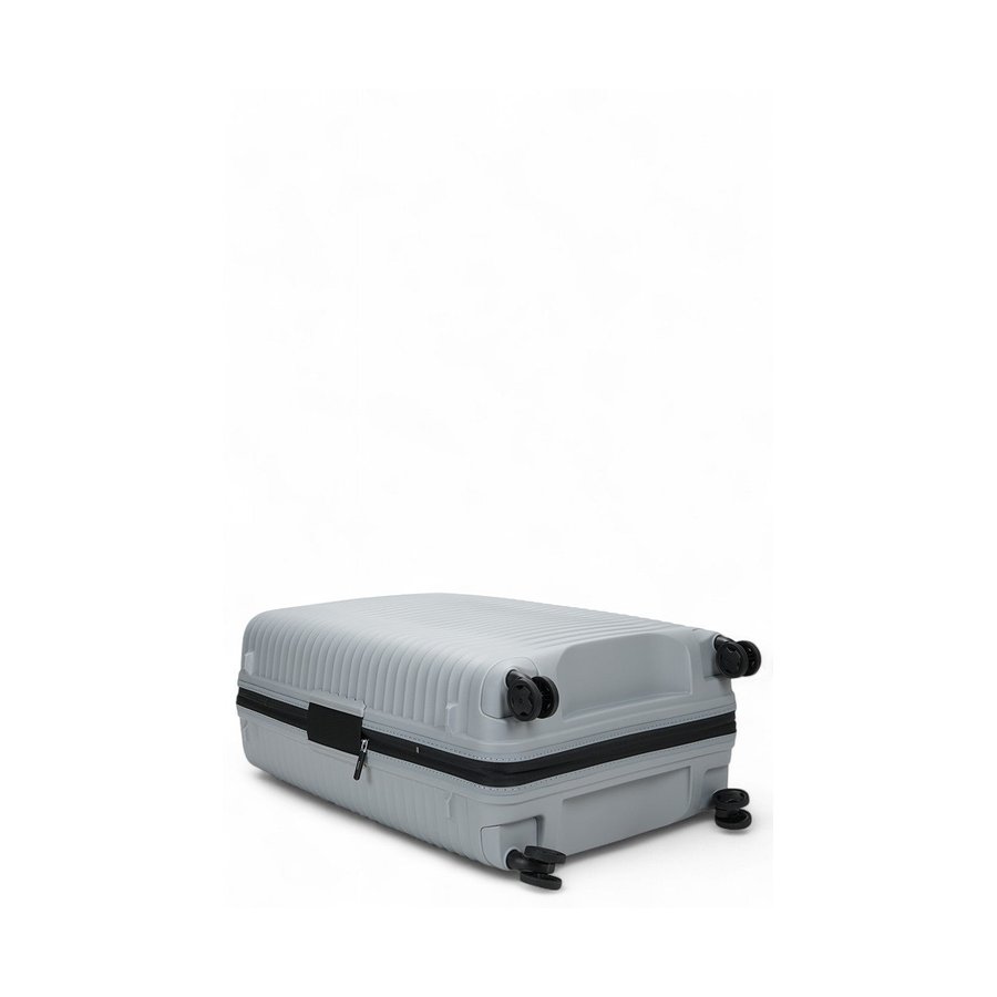 Samsonite Upscape 75cm Hardside Checked Suitcase Platinum Platinum