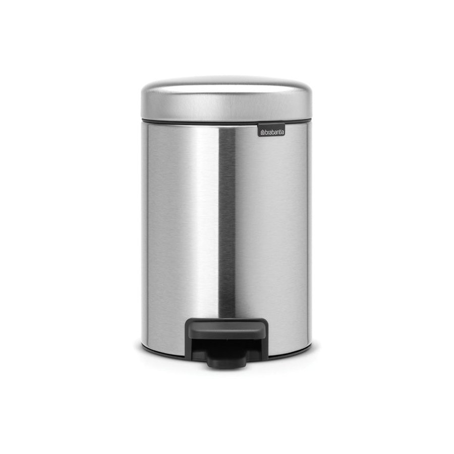 Brabantia NewIcon Pedal Bin (3L) Matte Steel Matte Steel