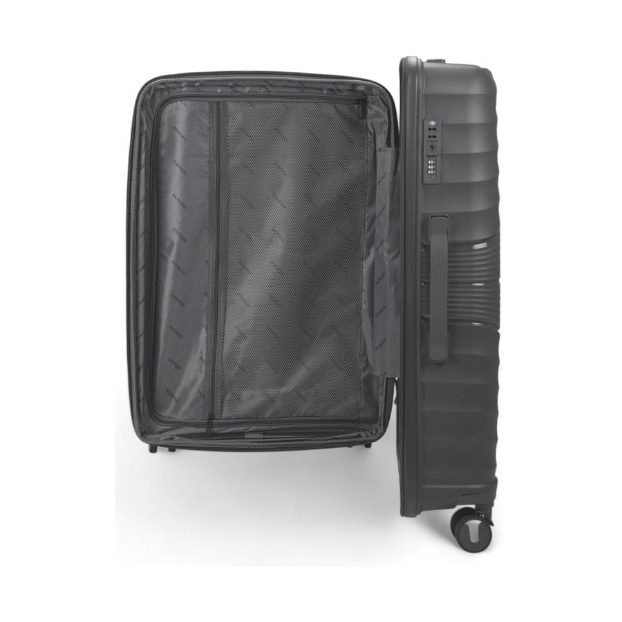 Nomad Aspire 75cm Hardside Checked Suitcase Dark Grey Dark Grey