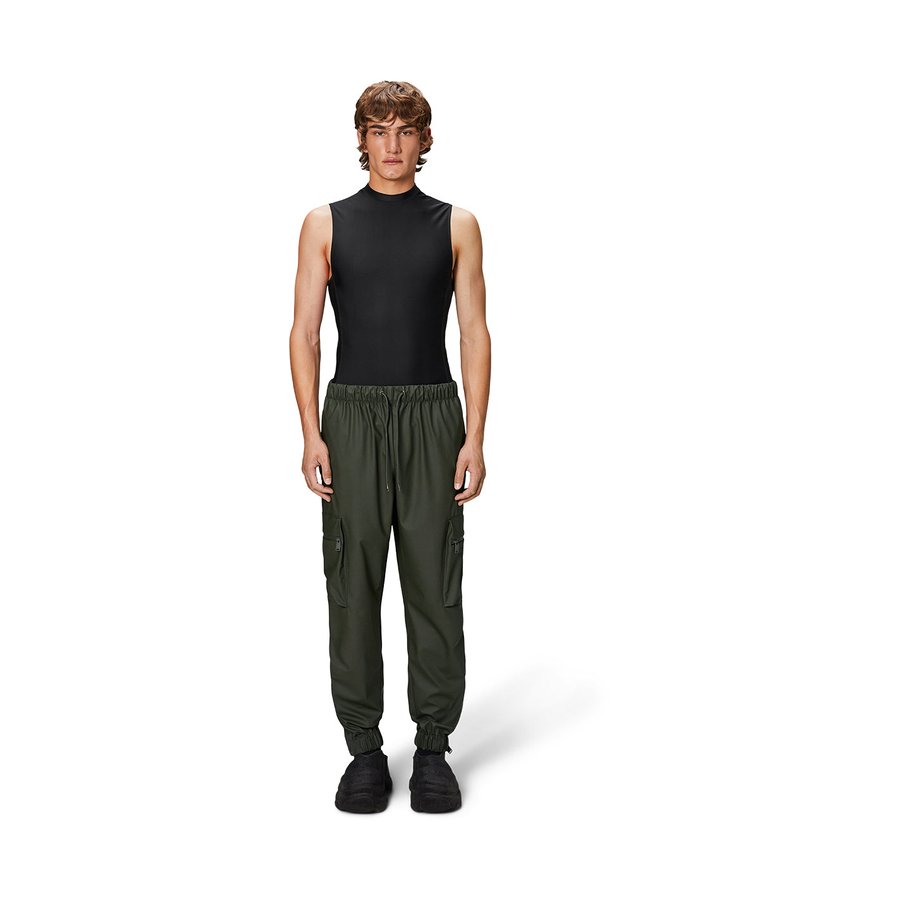 Rains Cargo Rain Pants Regular Green L