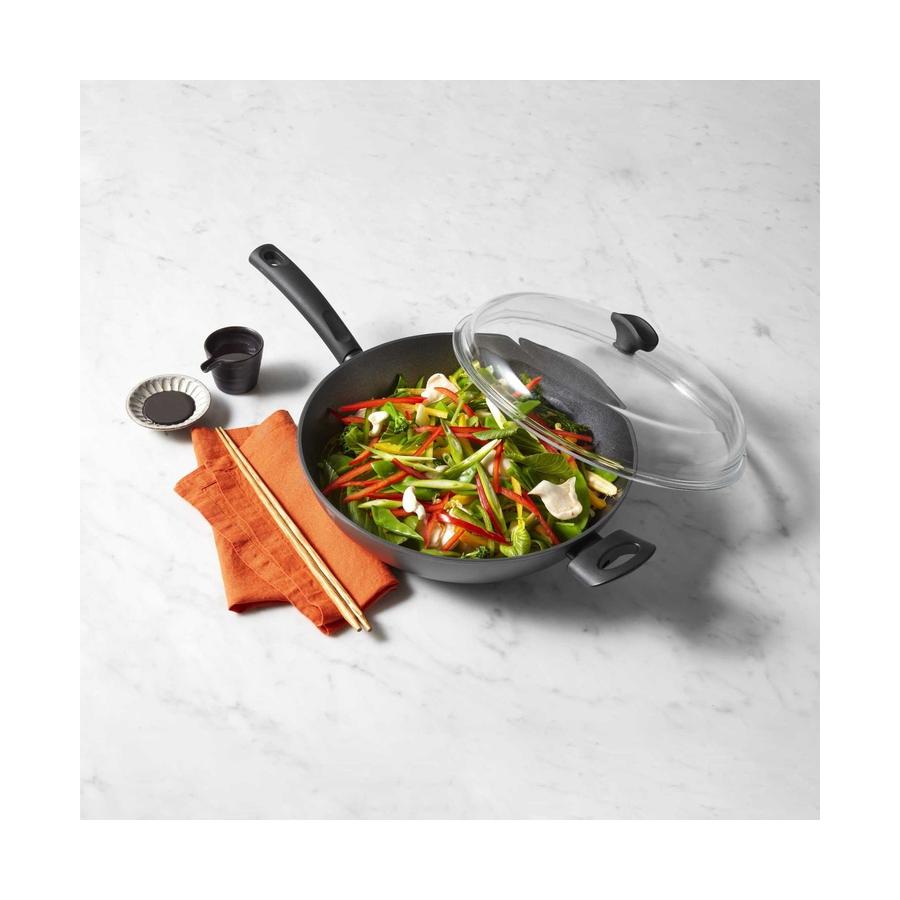 Essteele Per Benessere Covered Wok 32cm Grey Grey
