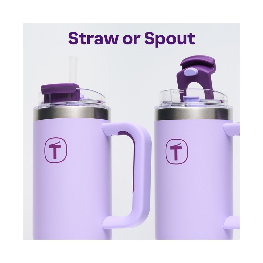 Tupperware Big T Thermal Straw Tumbler 1.1L Sorbet Sorbet