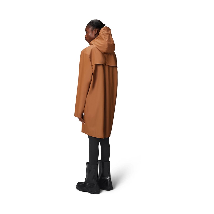 Rains Long Jacket Rust M